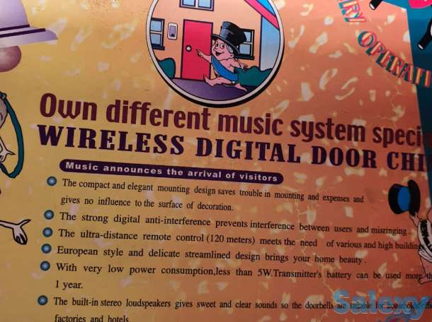 Стильный цифровой звонок дверной беспроводной, фотография 3