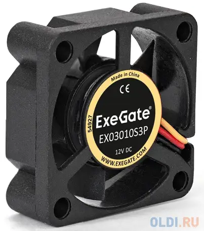 Exegate ex281210rus вентилятор exegate mirage-s 30x30x10 подшипник скольжения, 8000 rpm, 23,, фотография 1