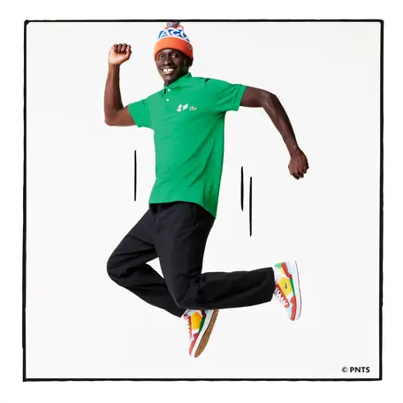 Мужская рубашка-поло lacoste x peanuts regular fit из органического хлопка, фотография 1