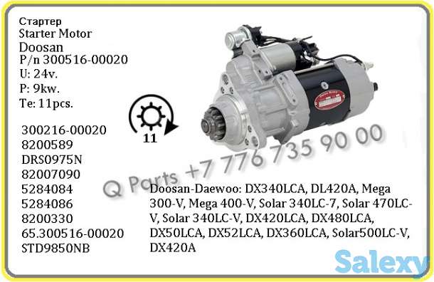 Стартер,, Doosan, Daewoo., фотография 1