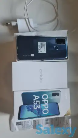 Продам новый телефон OPPO A53 в идеальном состоянии, куплен 04.06.2022 года, на гарантии, память 4/64, аккумулятор 5000м, фотография 1