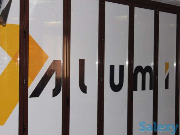 Алюминиевые раздвижные перегородки, фотография 1