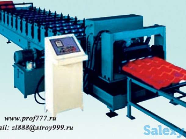 Линия для производства металлочерепицы с покрытием крошкой, фотография 1