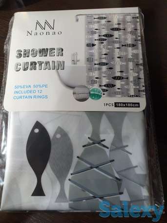 Абстрактные Стильные Шторки для душа и ванны, фотография 7