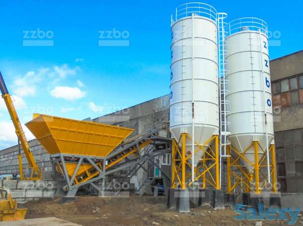 Мобильный бетонный завод QB-75, фотография 1