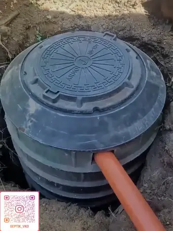 Септик полимерно-песчаный 1,4м3, фотография 1