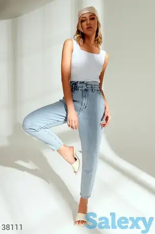 Голубые джинсы slouchy, фотография 1