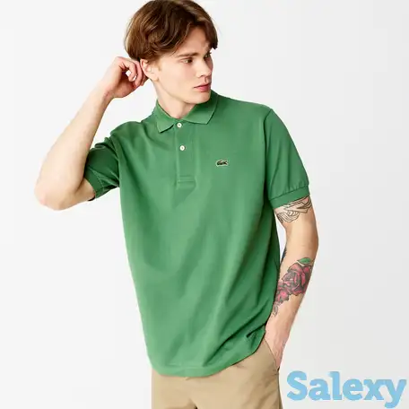 Мужское поло lacoste l1212 classic fit, фотография 1