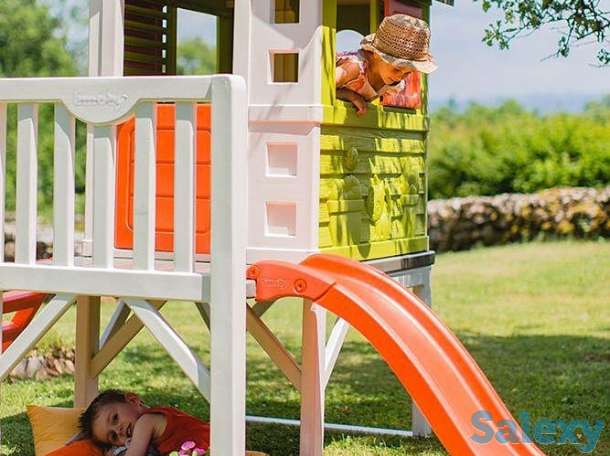 Детский игровой домик Smoby,на сваях с горкой, фотография 2