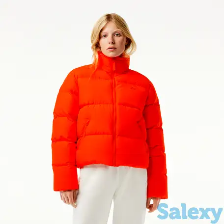 Женская складная стеганая куртка lacoste, фотография 1