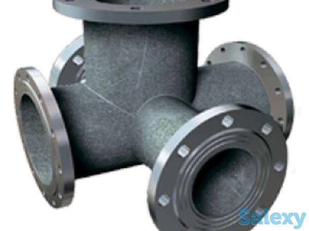 Тройник фланцевый с пожарной  подставкой ППТФ, фотография 1