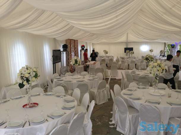 сдам в аренду столы стулья шатры посуду в алматы, фотография 4