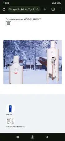 УЮТ, ДАНИ ЛИМАКС, ТЕПЛОРОСС- Напольный газовый котел, фотография 1