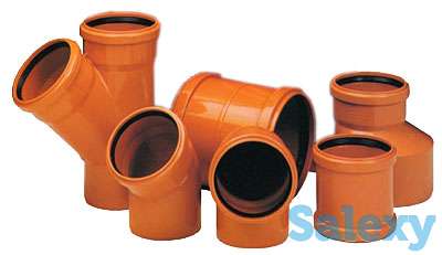 Канализационные трубы и фитинги, фотография 6