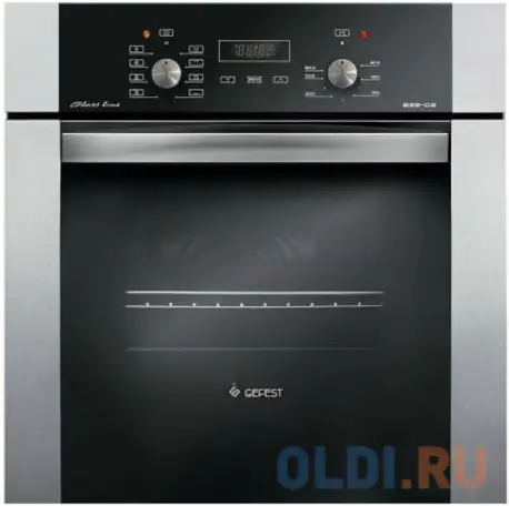 Электрический шкаф gefest эдв да 622-02 н3 серебристый, фотография 1