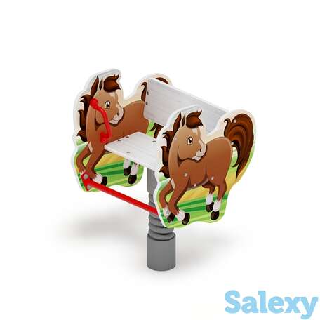 Качалка на пружине лошадка ио 22.01.06-01, фотография 1