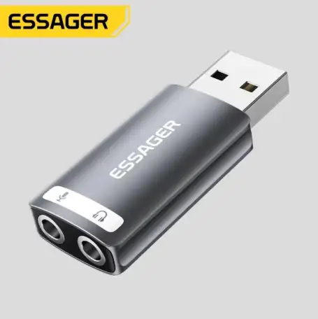 Переходник Essanger USB на 3.5  MIC, фотография 5