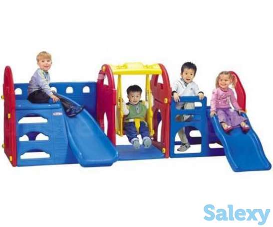 Детская горка,зонты,шатры,домики,мебель из ротанга. Отправка по РК, фотография 1