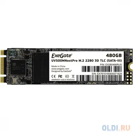 Ssd накопитель exegate uv500ts480 480 gb sata-iii, фотография 1
