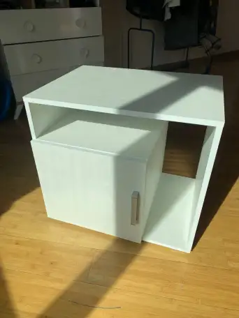 Тумбочки 2 шт Белый ДСП, фотография 1