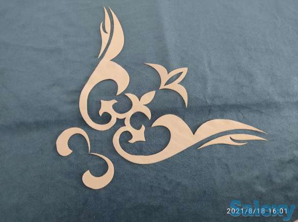 Услуга лазерный резка ткани орнаменты узоры, фотография 1