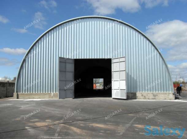Быстровозводимые бескаркасные ангары в г. Астана, фотография 4