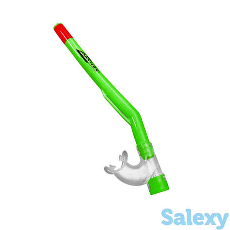 Трубка seashore baby с клапаном sn-06 зелёная akvilon, фотография 1