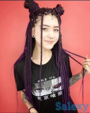 Афрокосы, де дреды, зизи,же косы, фотография 2