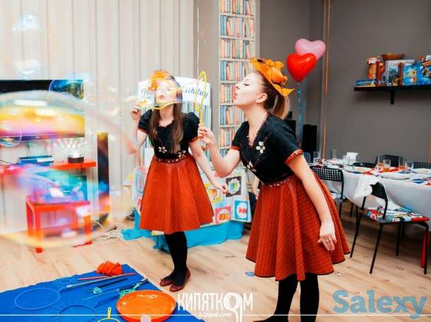 Шоу мыльных пузырей в Астане, фотография 2