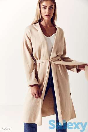 Базовый бежевый кардиган, фотография 1