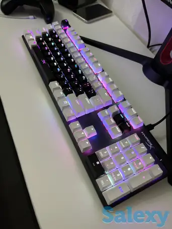 Клавиатура Hyperx Alloy Origins + White Keycaps, фотография 3