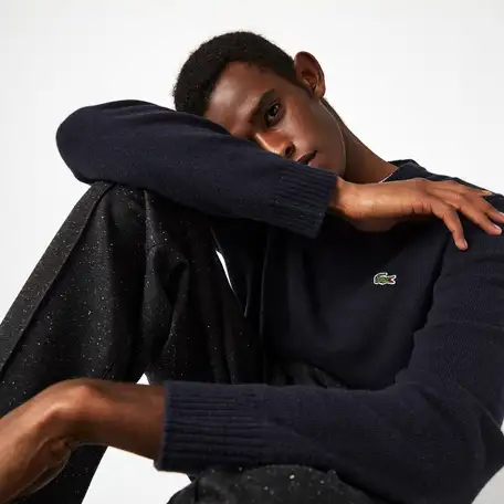 Мужской шерстяной свитер lacoste, фотография 1