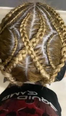 Плетение косичек, афро, фигурные, колоски, фотография 7