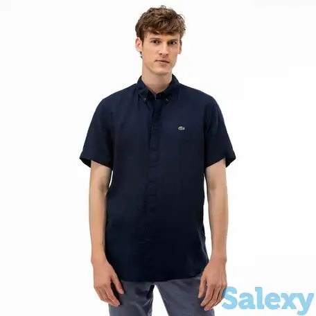 Мужская льняная рубашка lacoste, фотография 1