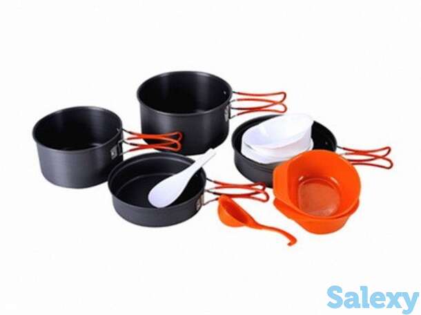 Набор посуды туристический fire-maple fmc-k7 из анодированного алюминия, фотография 1