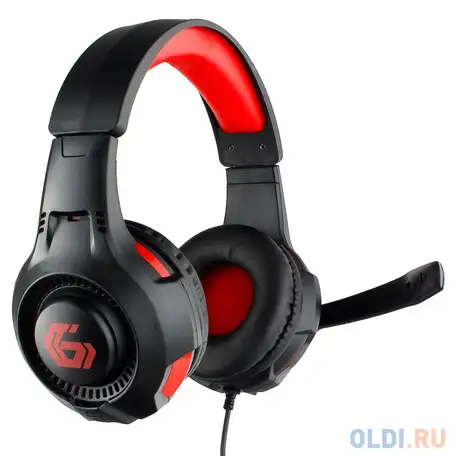 Игровая гарнитура проводная gembird mhs-g210 черный, фотография 1