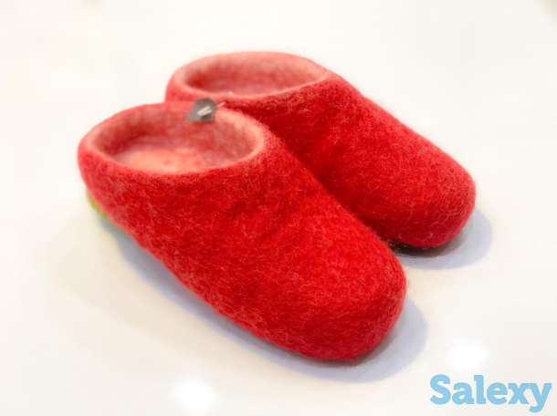 Тапочки домашние 100% шерсть класса люкс, фотография 4