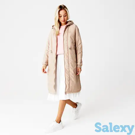 Женская длинная куртка lacoste regular fit, фотография 1