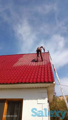 Покраска крыши., фотография 3