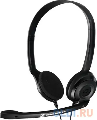 Наушники sennheiser headset pc 3.2 черный, фотография 1