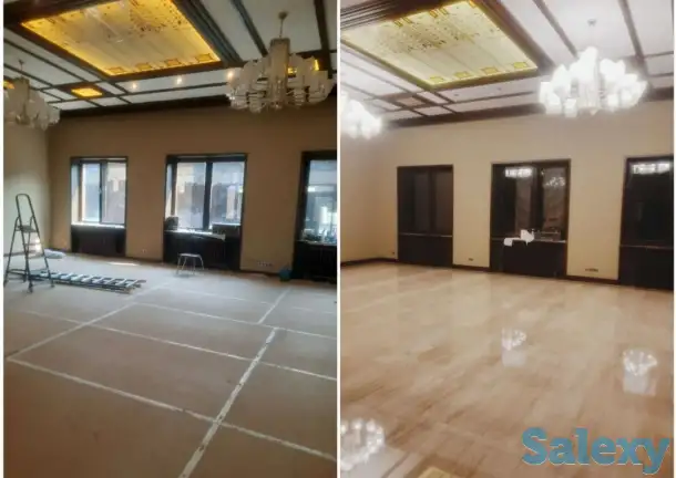 Генеральная влажная уборка после ремонта квартир домов коттеджей офисов магазинов кафе ресторан склад помещений, фотография 9