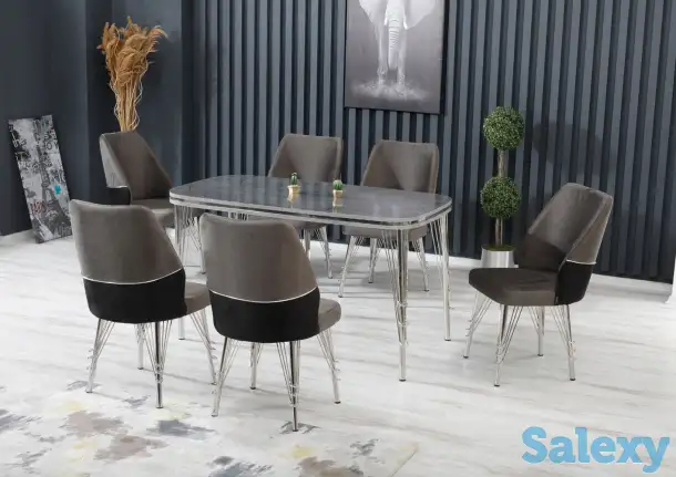 Стол 2247+6 стульев. Производство Турция., фотография 2