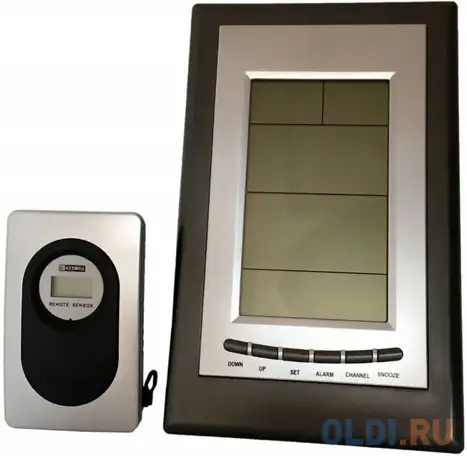 Погодная станция buro h209g серебристый/черный, фотография 1