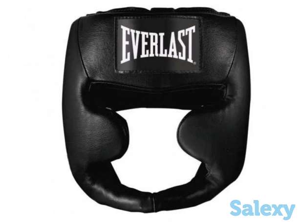 Шлем боксерский Everlast кожа, фотография 1