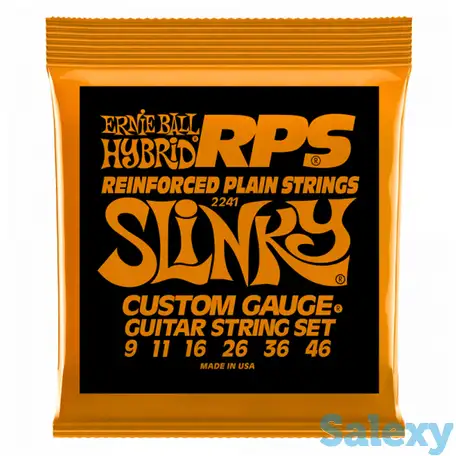 Струны для электрогитары ernie ball hybrid slinky p02241, фотография 1