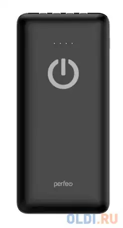 Внешний аккумулятор power bank 10000 мач perfeo absolute черный pf_b4878, фотография 1