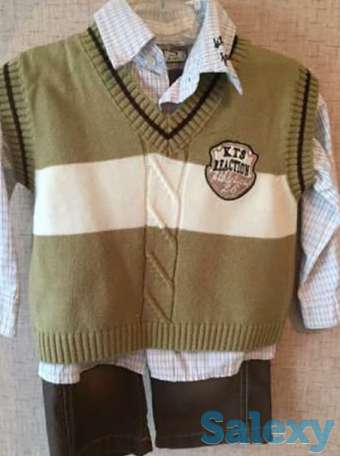 Костюм тройка джинсы и рубашка, фотография 1