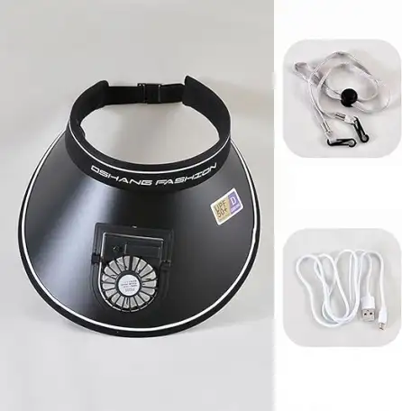 Кепка козырек с вентилятором, фотография 3