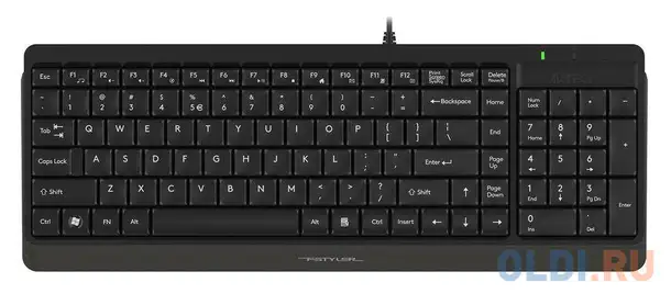 Клавиатура a4tech fk15 black usb, фотография 1