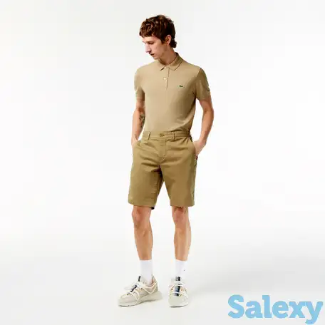 Мужские шорты  lacoste из эластичного хлопка, фотография 1